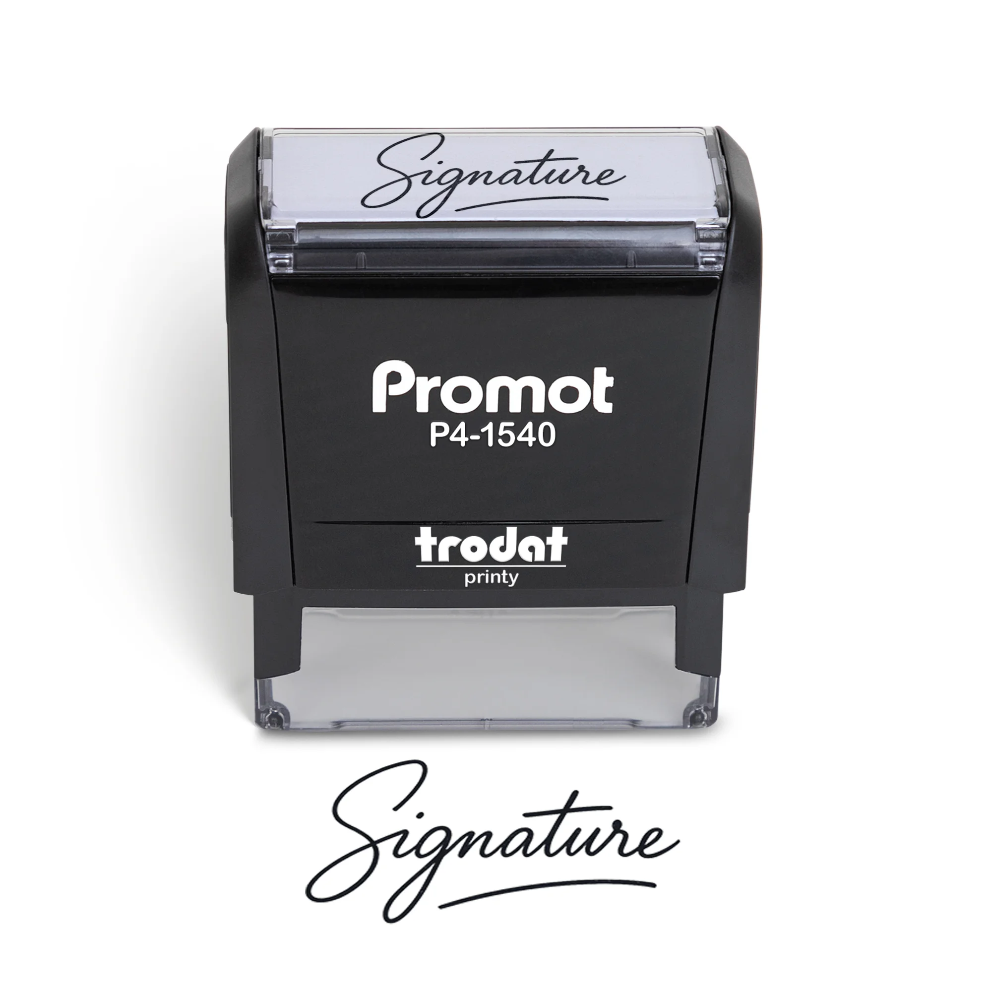 Small custom self inking stamp with signature design personalized rubber stamps custom signature stamp for clean precise impressions